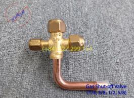 GAS SHUT-OFF VALVE (1/4, 3/8, 1/2, 5/8) IN