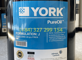 YORK REFRIGERATION OIL FORMULATION J (011-00558-000)