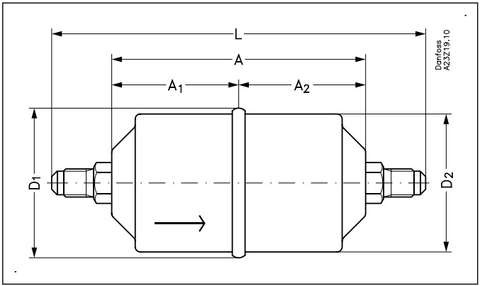  Dimensions and weights (DML 165)